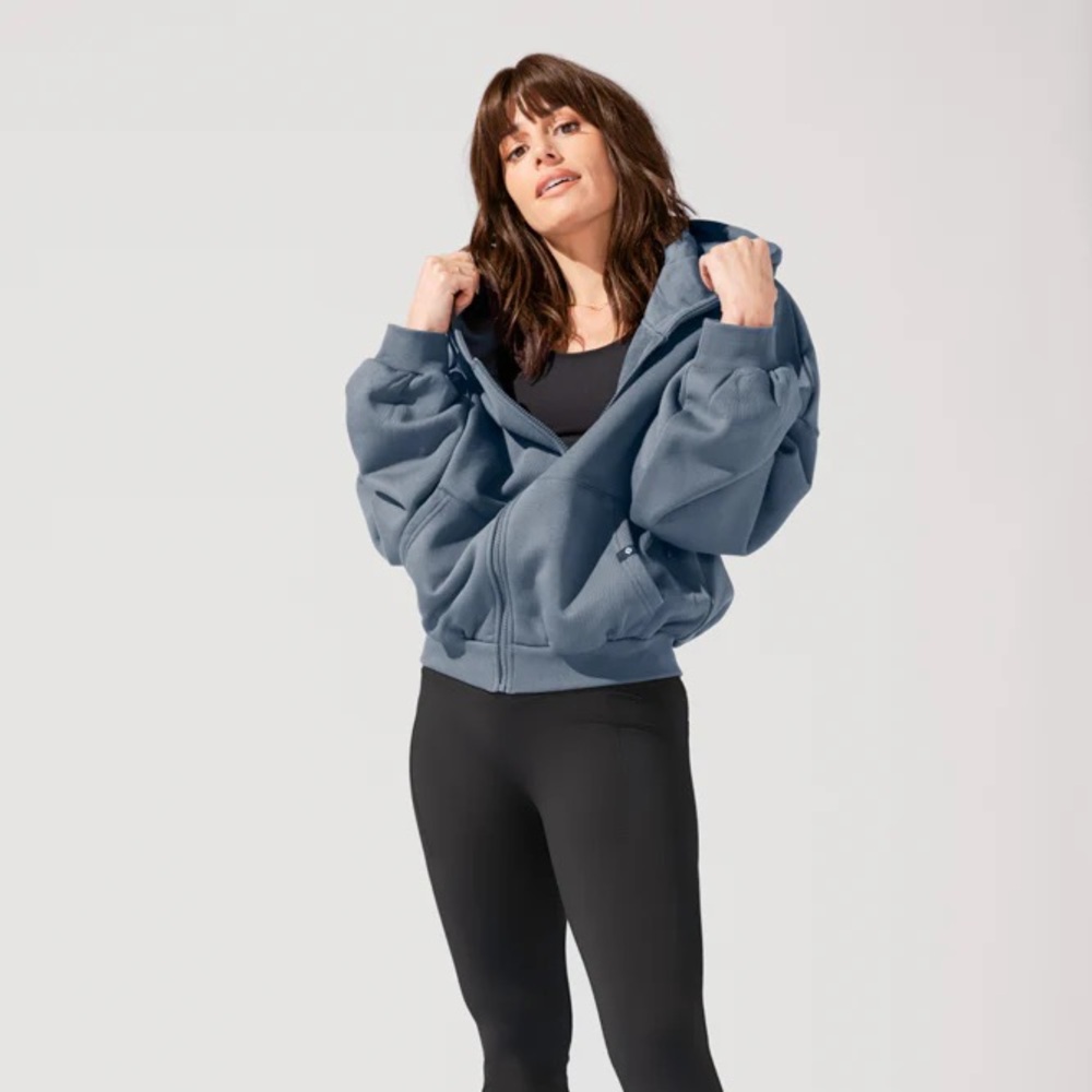 POPFLEX Cloud Zip Up Hoodie Sweatshirt - Picture 7 of 7